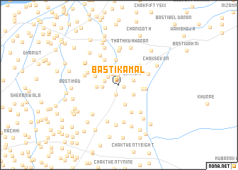 map of Basti Kamāl