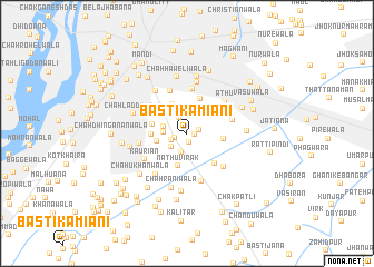 map of Basti Kamiāni