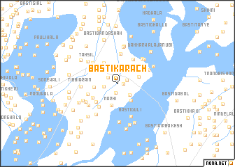 map of Basti Kārach