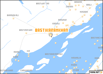 map of Basti Karam Khān