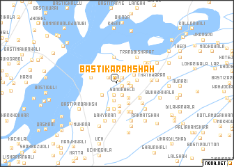 map of Basti Karam Shāh