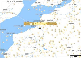 map of Basti Khair Muhammad