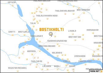 map of Basti Khālti