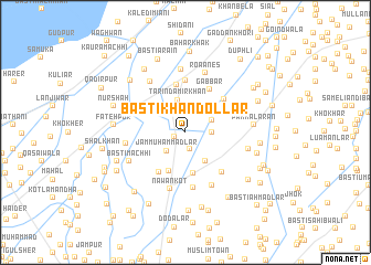 map of Basti Khandol Lār