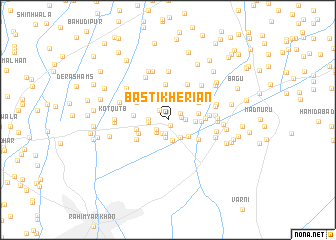 map of Basti Kheriān