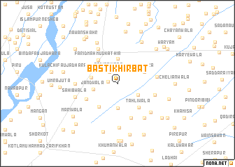 map of Basti Khīrbāt