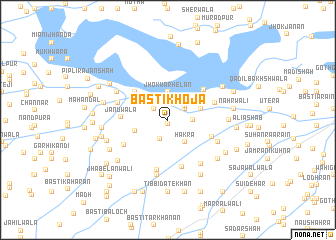 map of Basti Khoja