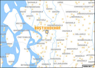 map of Basti Khokhar