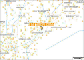 map of Basti Khushkān