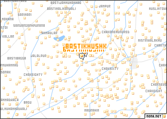 map of Basti Khushk