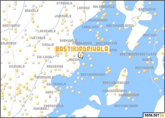 map of Basti Kirdriwāla