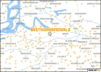 map of Basti Kumhārānwāla