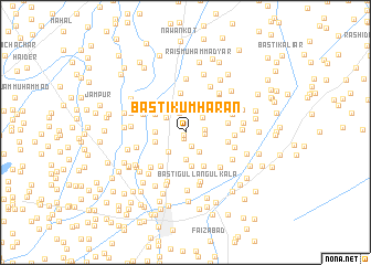 map of Basti Kumhārān