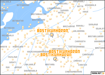 map of Basti Kumhārān