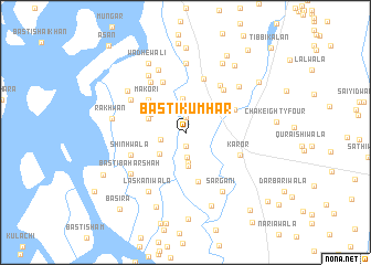 map of Basti Kumhār