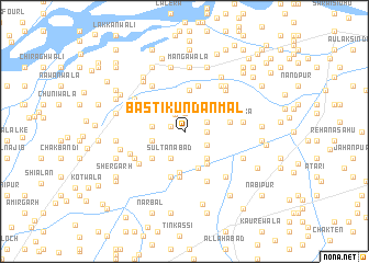 map of Basti Kundan Mal