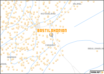map of Basti Lāhoriān