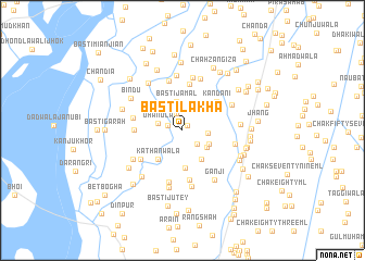 map of Basti Lākha