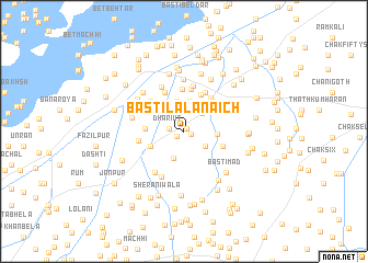 map of Basti Lāla Naich