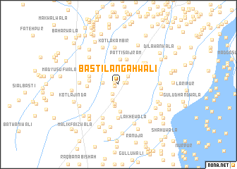 map of Basti Langahwāli