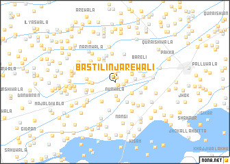 map of Basti Linjārewāli