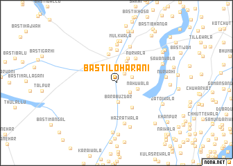 map of Basti Lohārāni