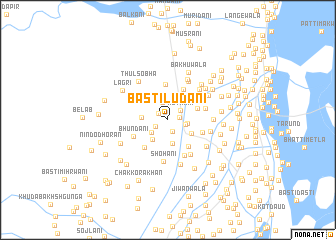 map of Basti Ludāni