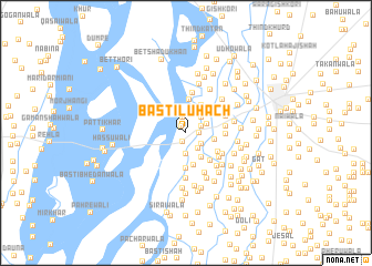 map of Basti Luhāch