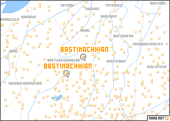 map of Basti Māchhiān