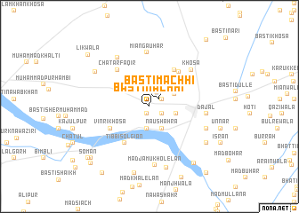 map of Basti Māchhi