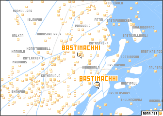 map of Basti Māchhi