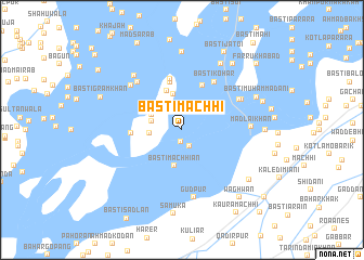 map of Basti Māchhi