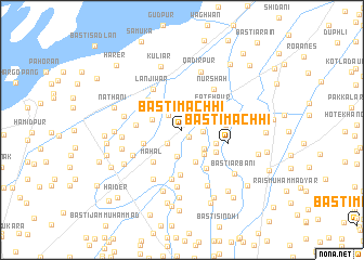 map of Basti Māchhi