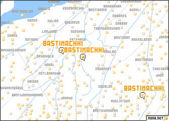 map of Basti Māchhi