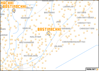 map of Basti Māchhi