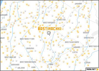 map of Basti Machki