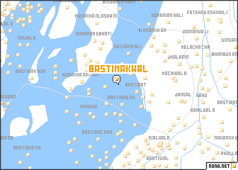 map of Basti Makwal