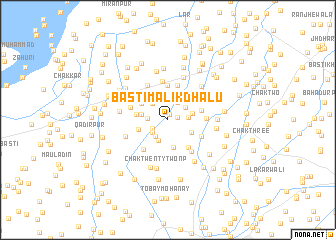 map of Basti Malik Dhālu