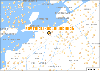 map of Basti Malīk Wali Muhammad