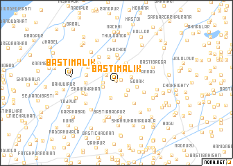 map of Basti Malik