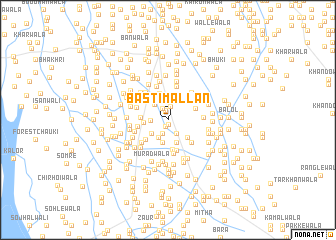 map of Basti Mallan