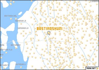 map of Basti Mashūri