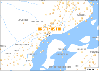 map of Basti Mastoi