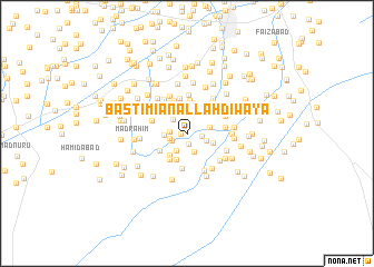 map of Basti Miān Allāh Diwāya