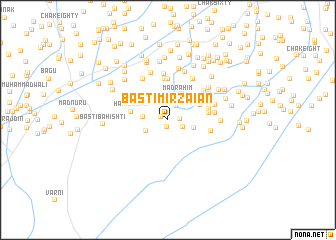 map of Basti Mirzaiān