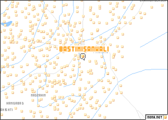 map of Basti Misanwāli