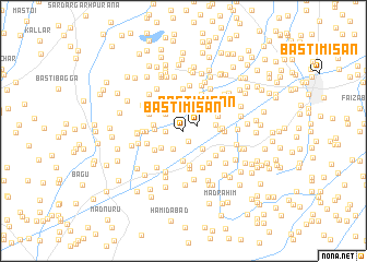 map of Basti Misan