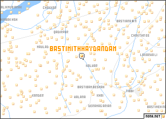 map of Basti Mithhāy Dāndām