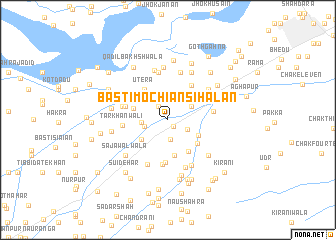 map of Basti Mochiān Sihālān