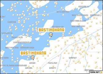 map of Basti Mohāna